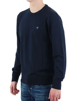 Girocollo maniche lunghe Dane blu