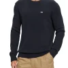 Girocollo slim fit tjm essential blu