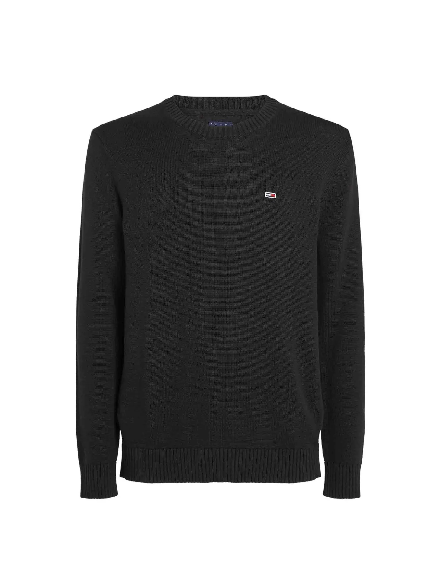 Girocollo slim fit tjm essential nero