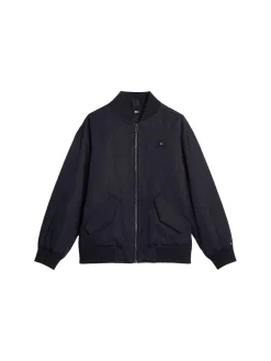 Giubbino bomber Kids con zip monotype blu