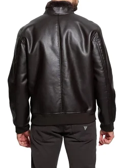 Giubbino con zip rider moro