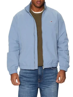 Giubbino con zip tjm essential celeste
