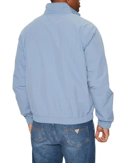Giubbino con zip tjm essential celeste