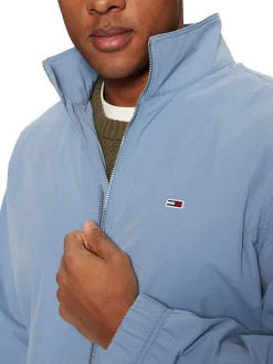 Giubbino con zip tjm essential celeste