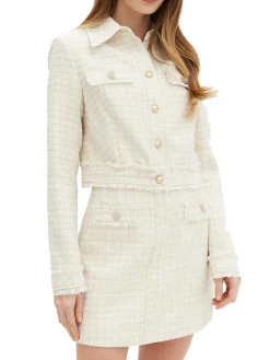 Giubbino cropped Daphnee crema