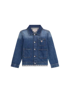 Giubbino di jeans modello oversize denim medio
