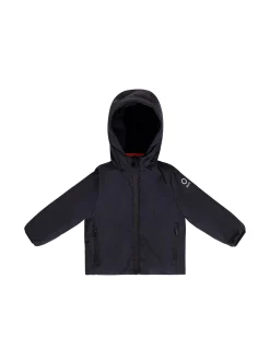 Giubbino Kids con cappuccio Aurelio Velour blu