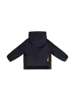 Giubbino Kids con cappuccio Aurelio Velour blu
