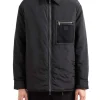 Giubbino zip pocket nero