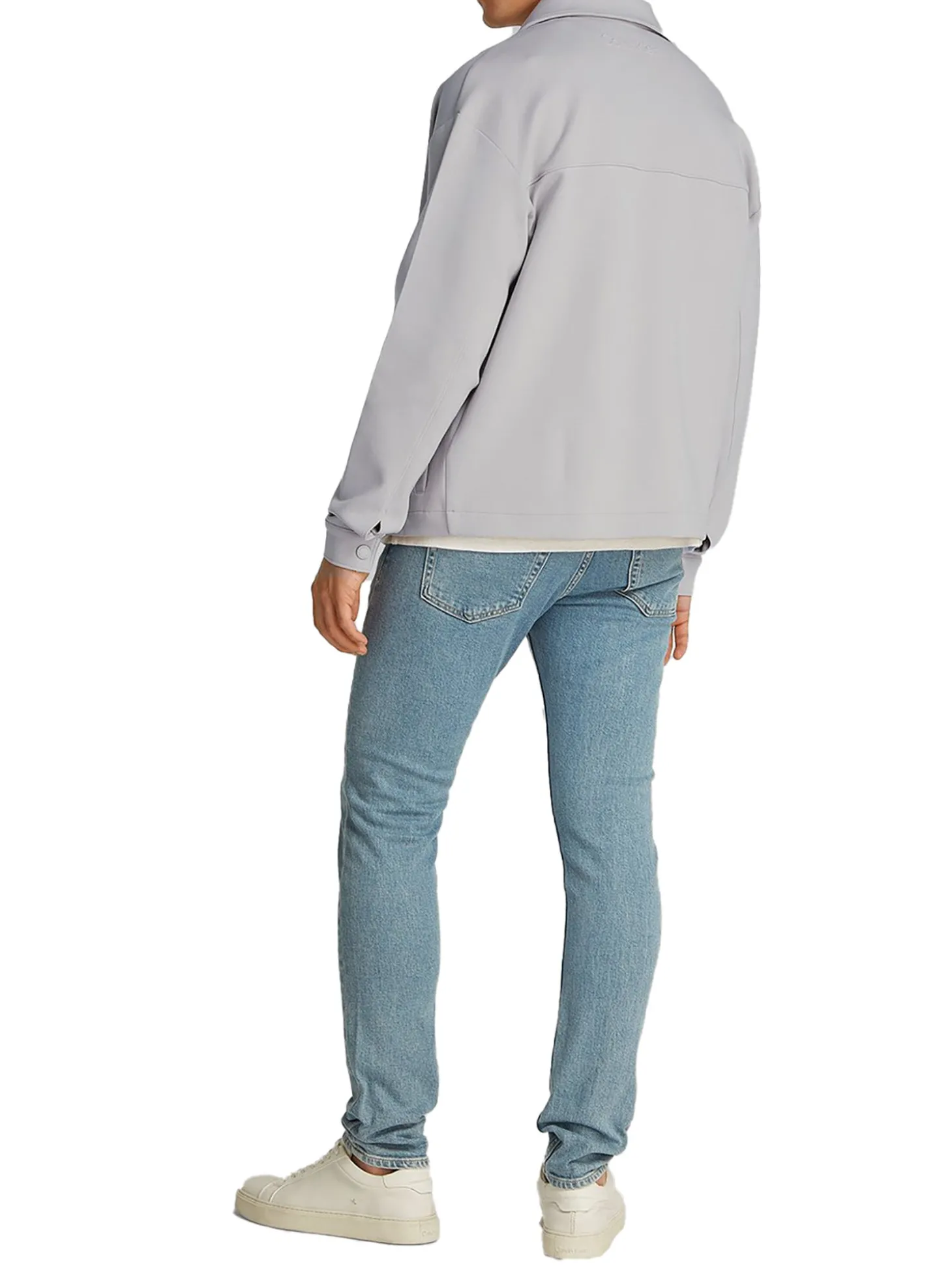 Giubbino zip tech interlock panna