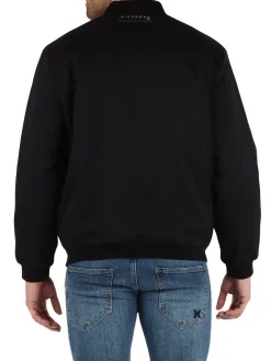 Giubbotto bomber zip Lucken nero