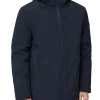Giubbotto in softshell blu