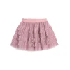Gonna a balze in tulle rosa