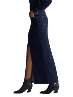 Gonna lunga cult jeans denim scuro
