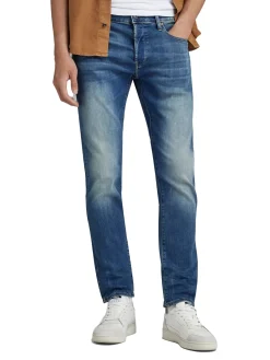 Jeans 3301 slim stretch denim scuro