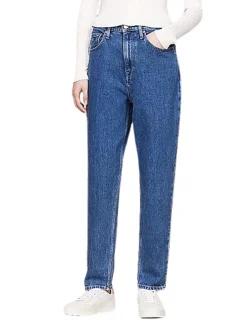 Jeans a vita alta in denim