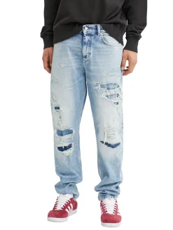 Jeans ampio Isac denim chiaro