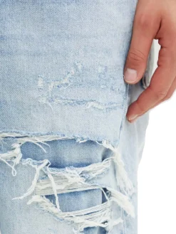Jeans ampio Isac denim chiaro