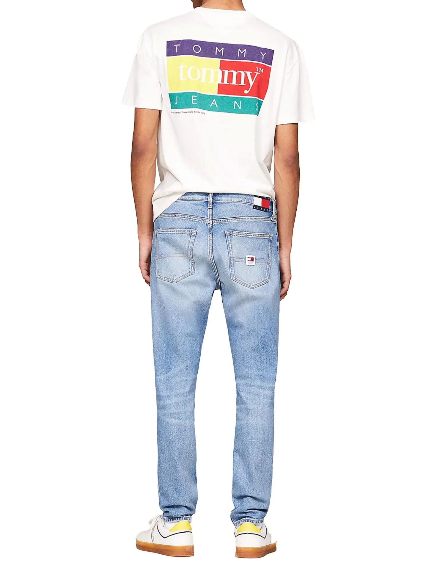 Jeans Austin classic slim fit affusolati denim chiaro