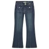 Jeans bootcut fit denim scuro