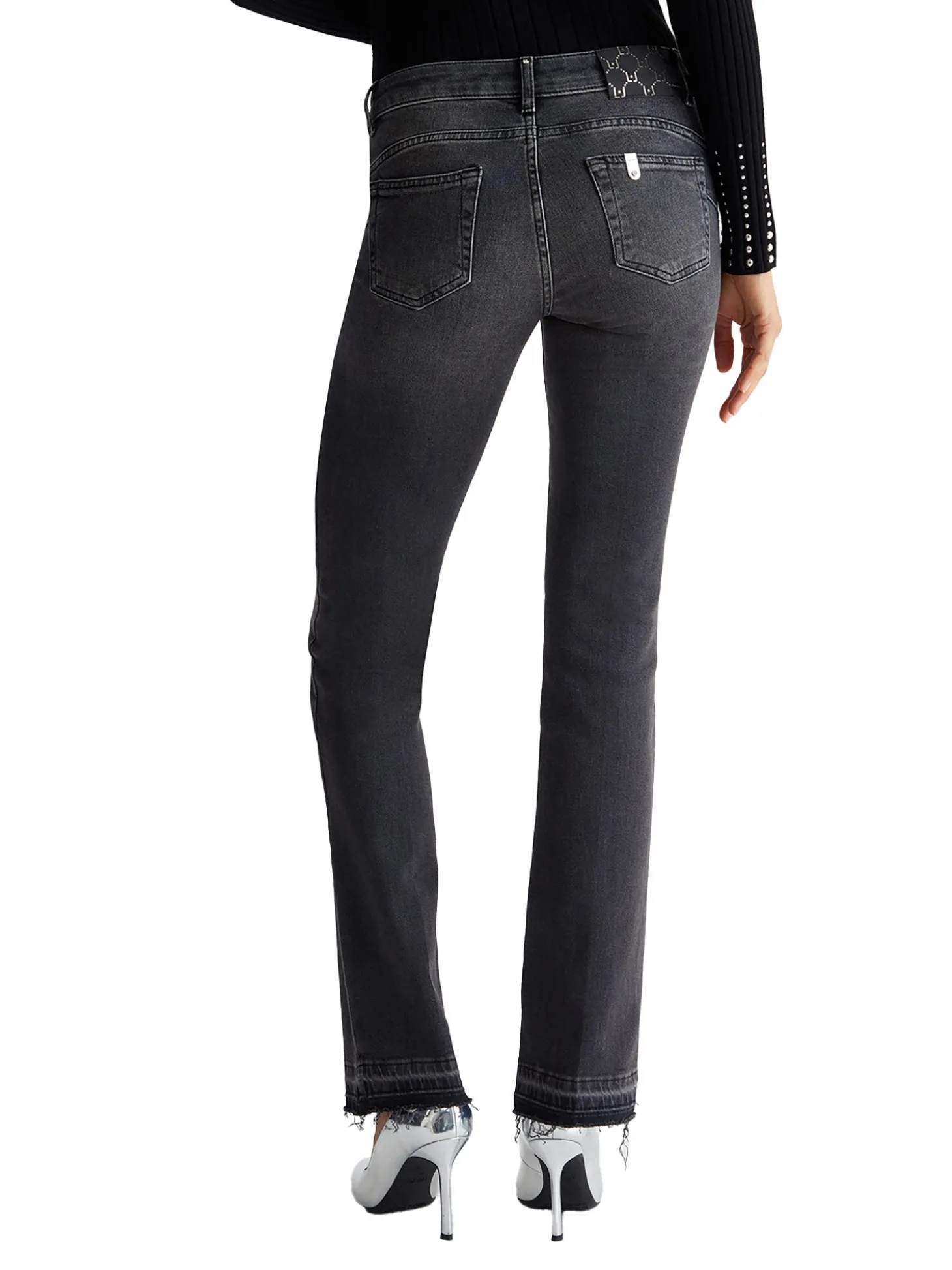 Jeans bottom up fly rw black denim