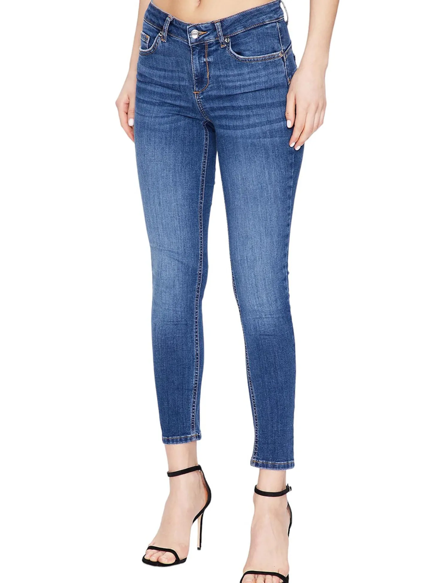 Jeans bottom up ideal rw denim medio