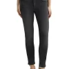 Jeans bottom up skinny black denim