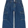 Jeans cargo stretch denim medio