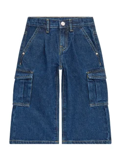 Jeans cargo stretch denim medio