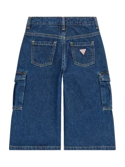 Jeans cargo stretch denim medio
