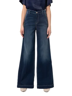 Jeans chino a gamba larga denim scuro