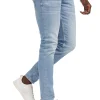 Jeans Chris modello elasticizzato in denim chiaro