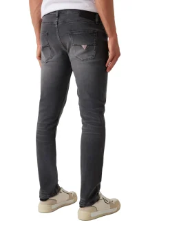 Jeans Chris modello elasticizzato in denim grigio