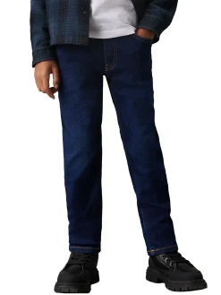 Jeans dad kids in denim blu