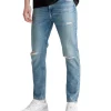 Jeans dad stretch denim medio