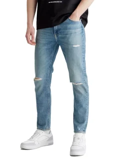 Jeans dad stretch denim medio