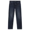 Jeans gamba stretta blu scuro