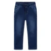 Jeans jogging con coulisse blu scuro