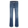 Jeans kids a zampa in denim scuro