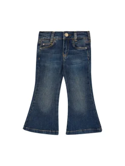 Jeans maxi flare denim medio