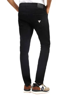 Jeans Miami modello elasticizzato in denim nero