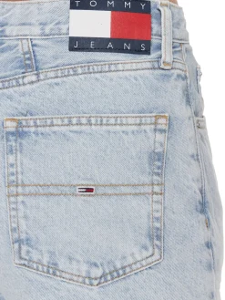 Jeans Mom Fit tapered denim chiaro