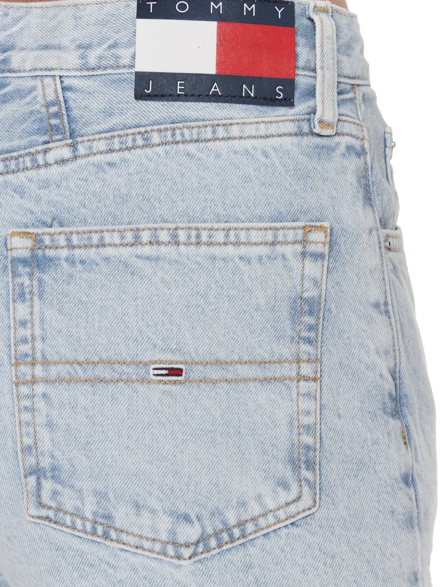 Jeans Mom Fit tapered denim chiaro