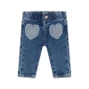 Jeans neonata paper bag fit in denim medio