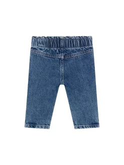 Jeans neonata paper bag fit in denim medio