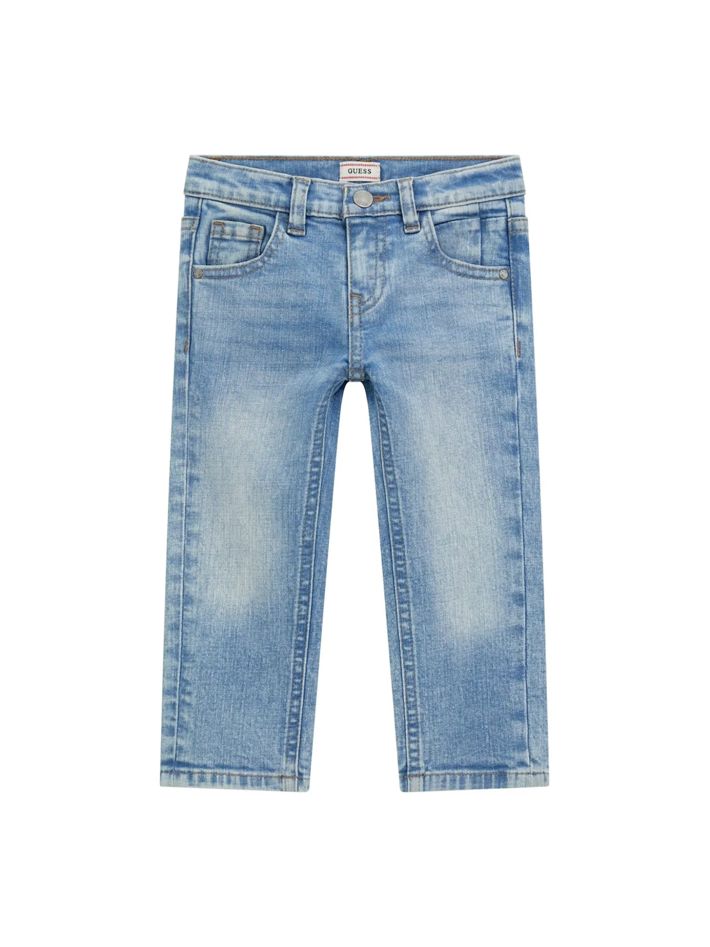 Jeans neonato slim fit in denim chiaro