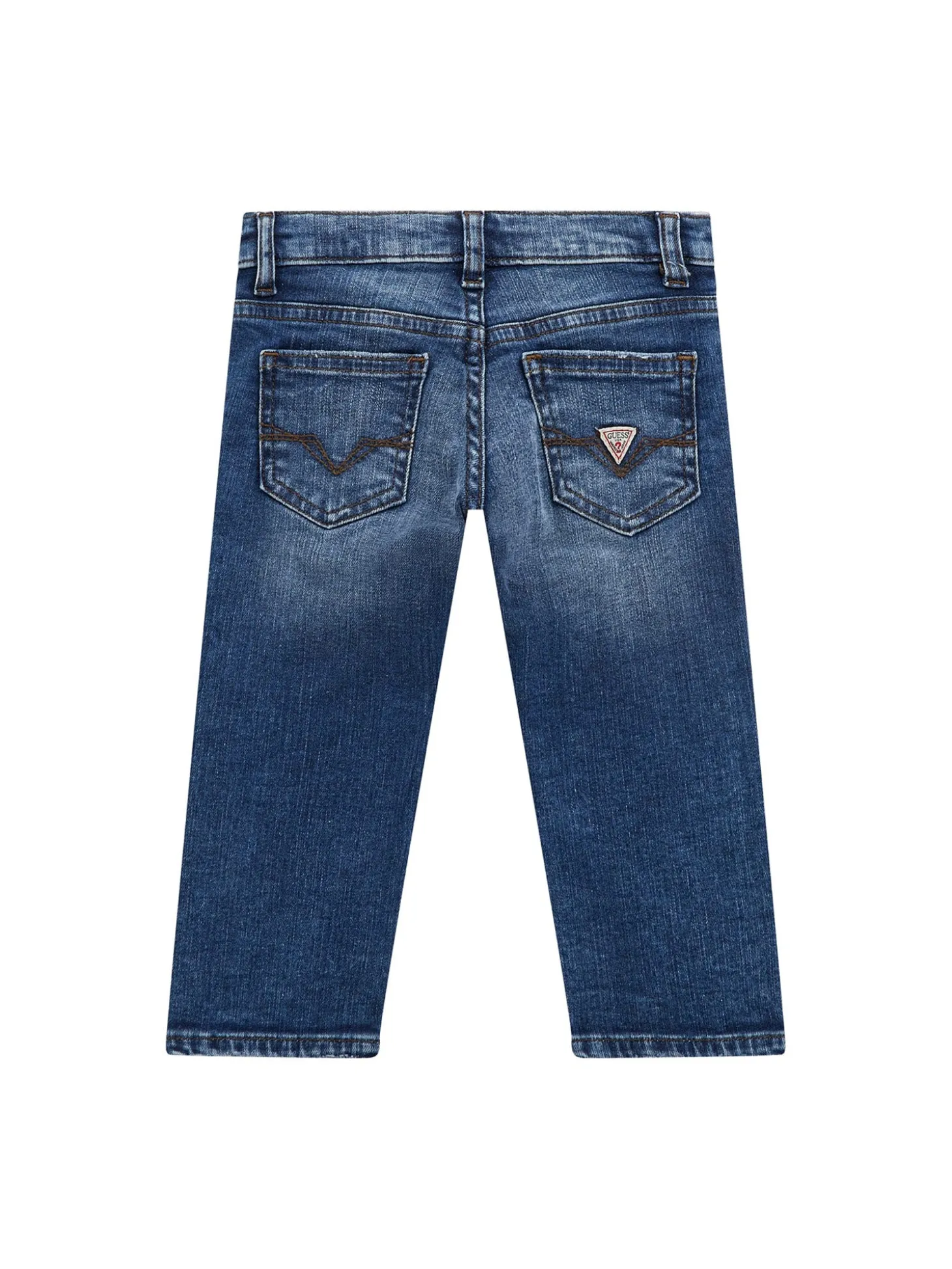 Jeans neonato slim fit in denim medio
