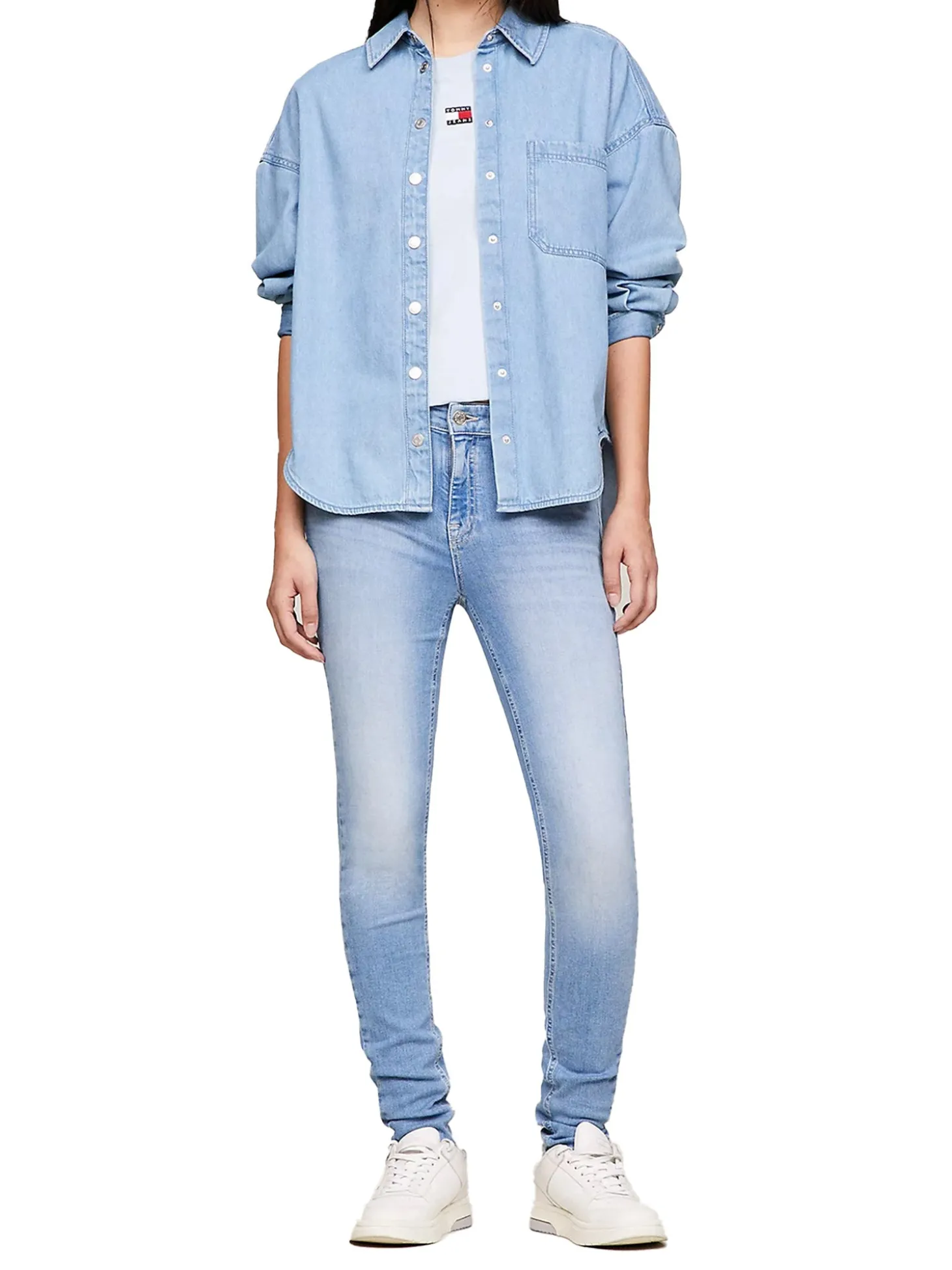 Jeans Nora Medium Skinny Fit denim chiaro