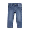 Jeans regular fit stretch blu medio