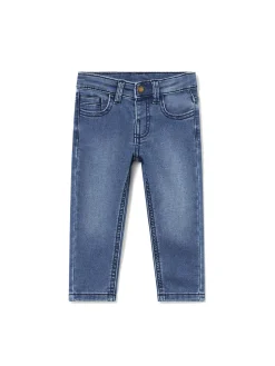 Jeans regular fit stretch blu medio